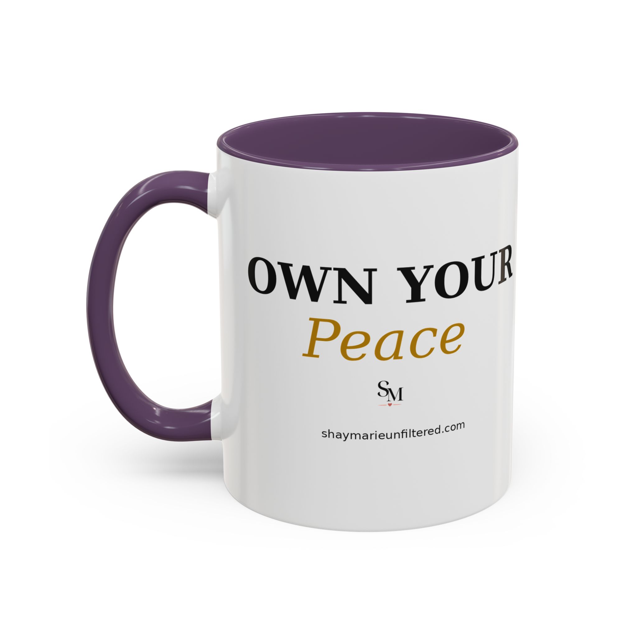 Accent Coffee Mug — "Protect it. Choose it. Live it." Inspirational Coffee Mug - Image 19