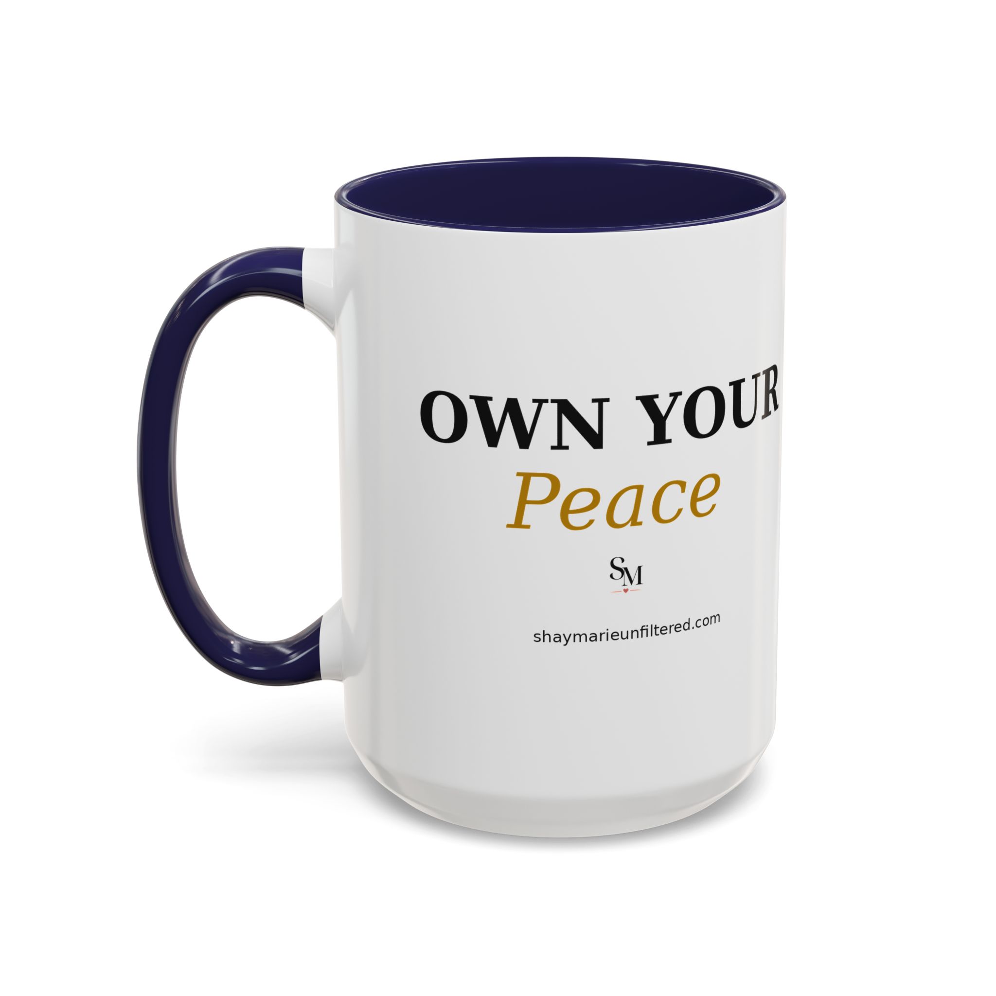 Accent Coffee Mug — "Protect it. Choose it. Live it." Inspirational Coffee Mug - Image 27