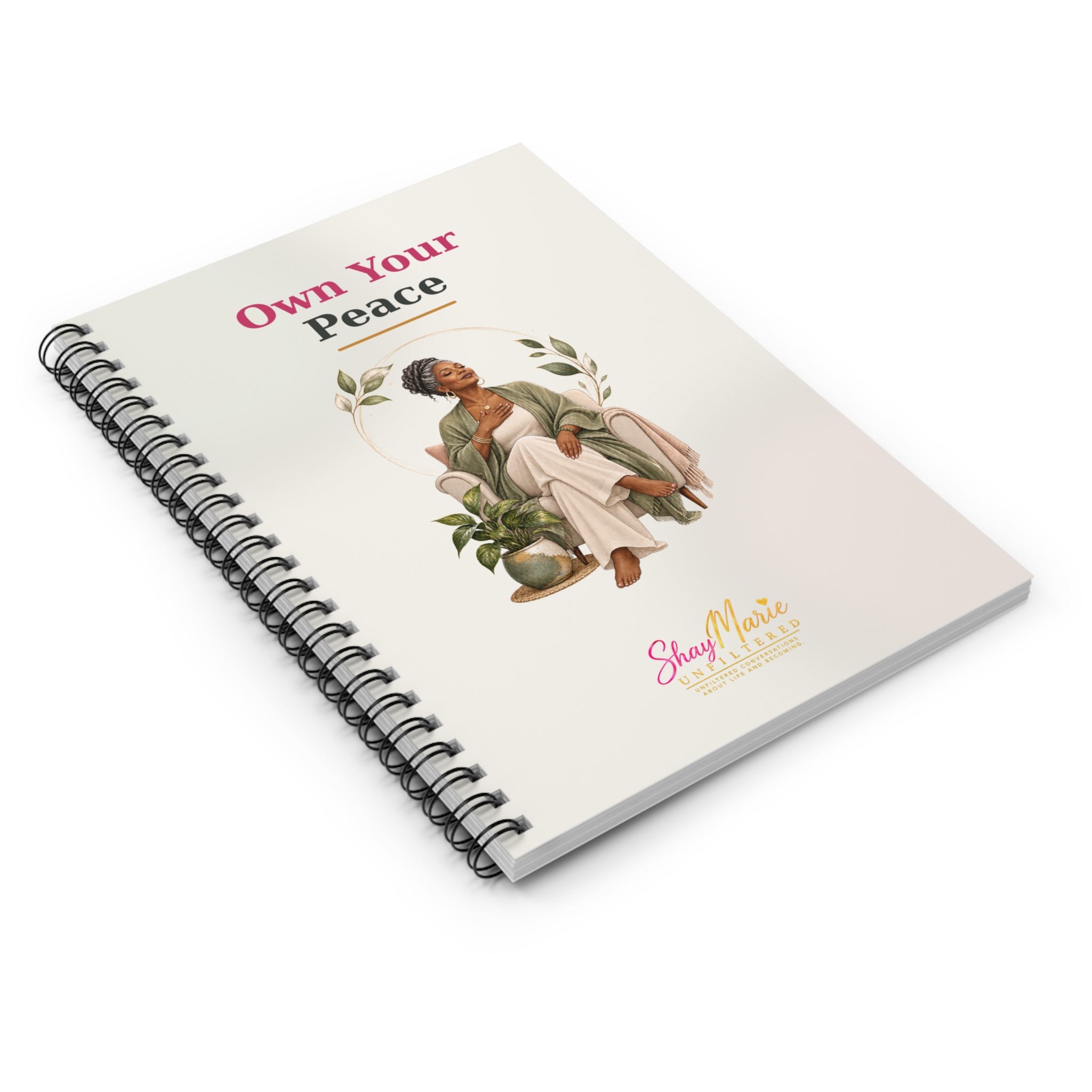 Own Your Peace Spiral Notebook - Image 3