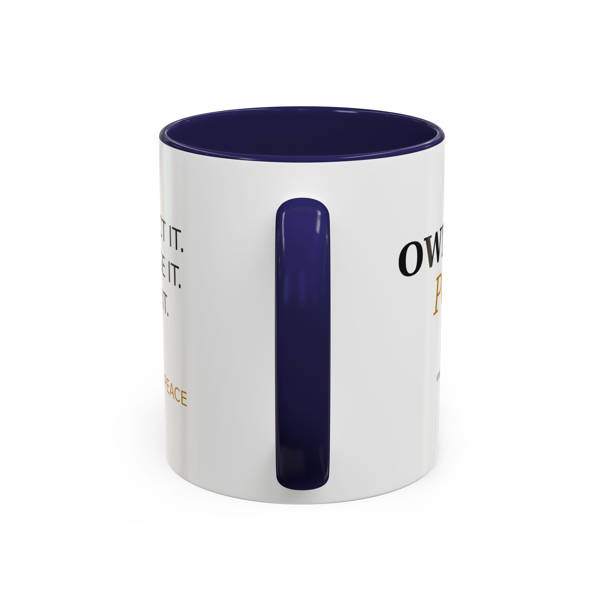 Accent Coffee Mug — "Protect it. Choose it. Live it." Inspirational Coffee Mug - Image 8