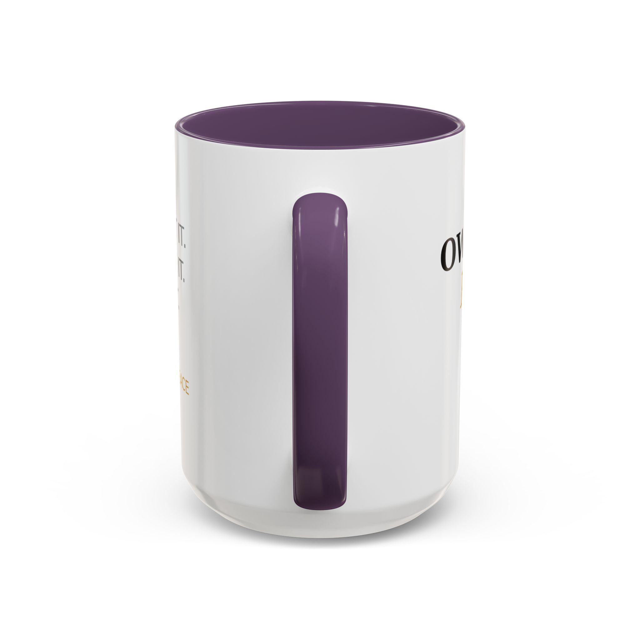 Accent Coffee Mug — "Protect it. Choose it. Live it." Inspirational Coffee Mug - Image 40