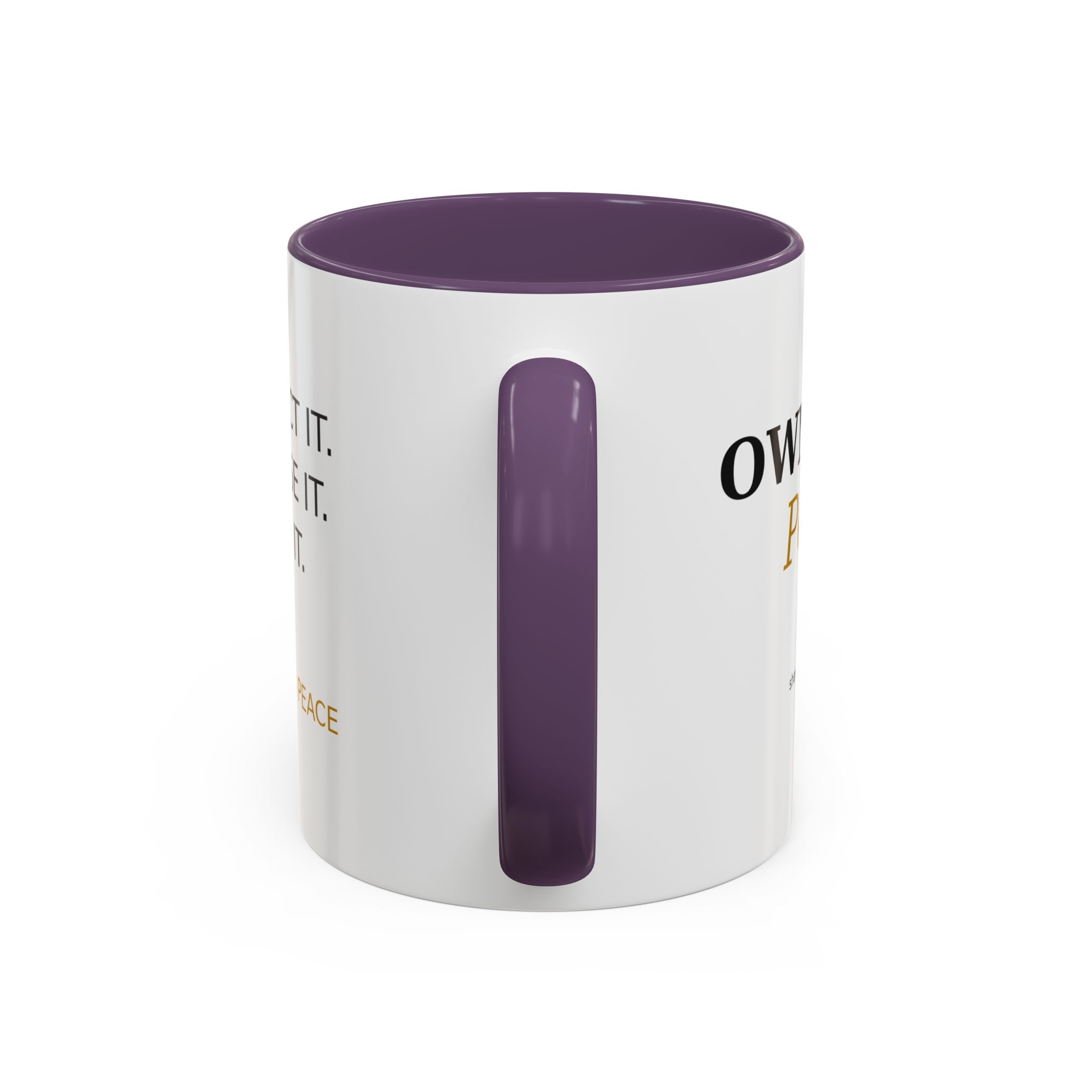 Accent Coffee Mug — "Protect it. Choose it. Live it." Inspirational Coffee Mug - Image 20