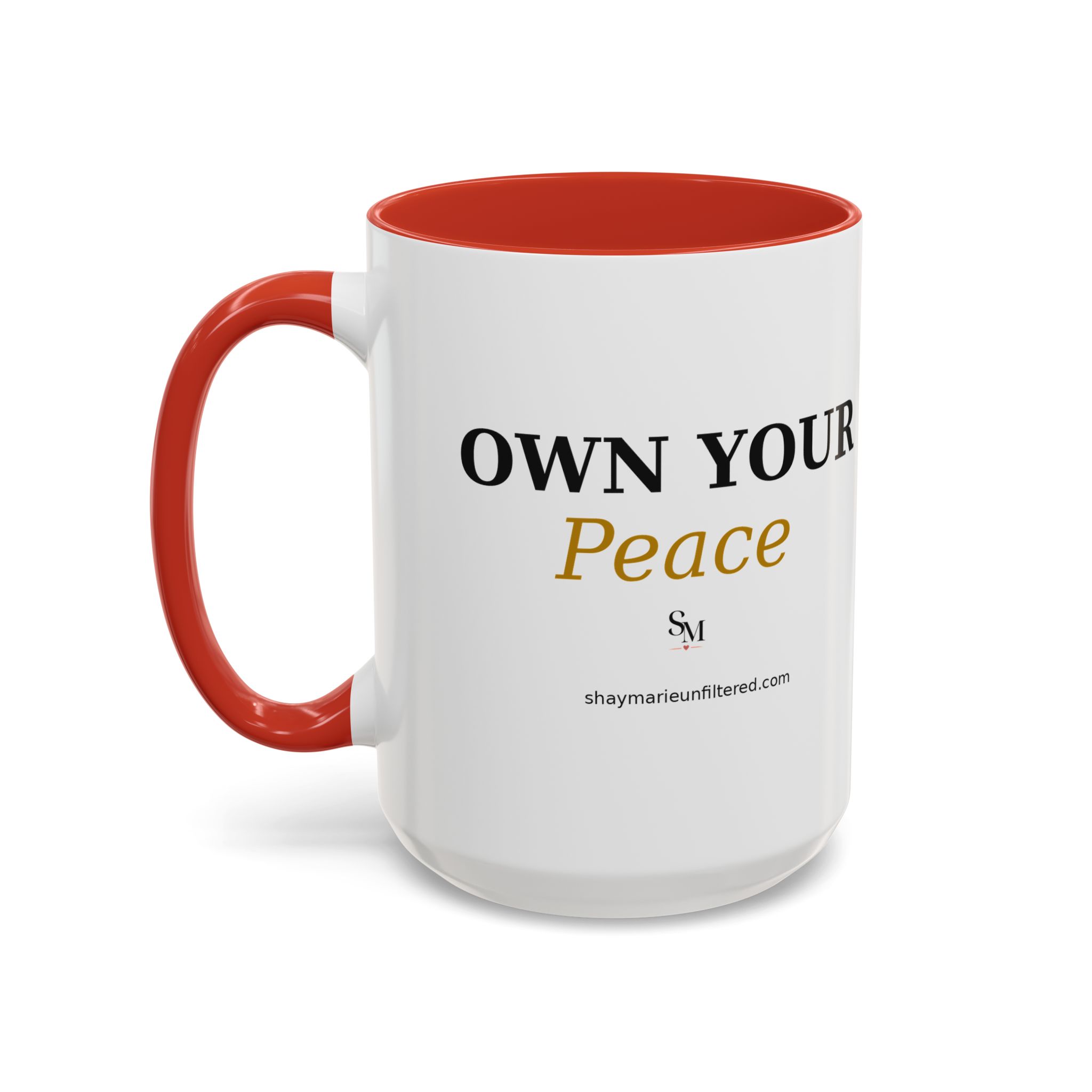 Accent Coffee Mug — "Protect it. Choose it. Live it." Inspirational Coffee Mug - Image 35