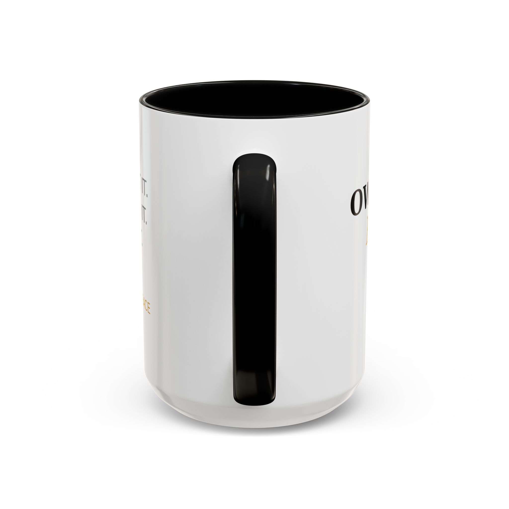 Accent Coffee Mug — "Protect it. Choose it. Live it." Inspirational Coffee Mug - Image 24