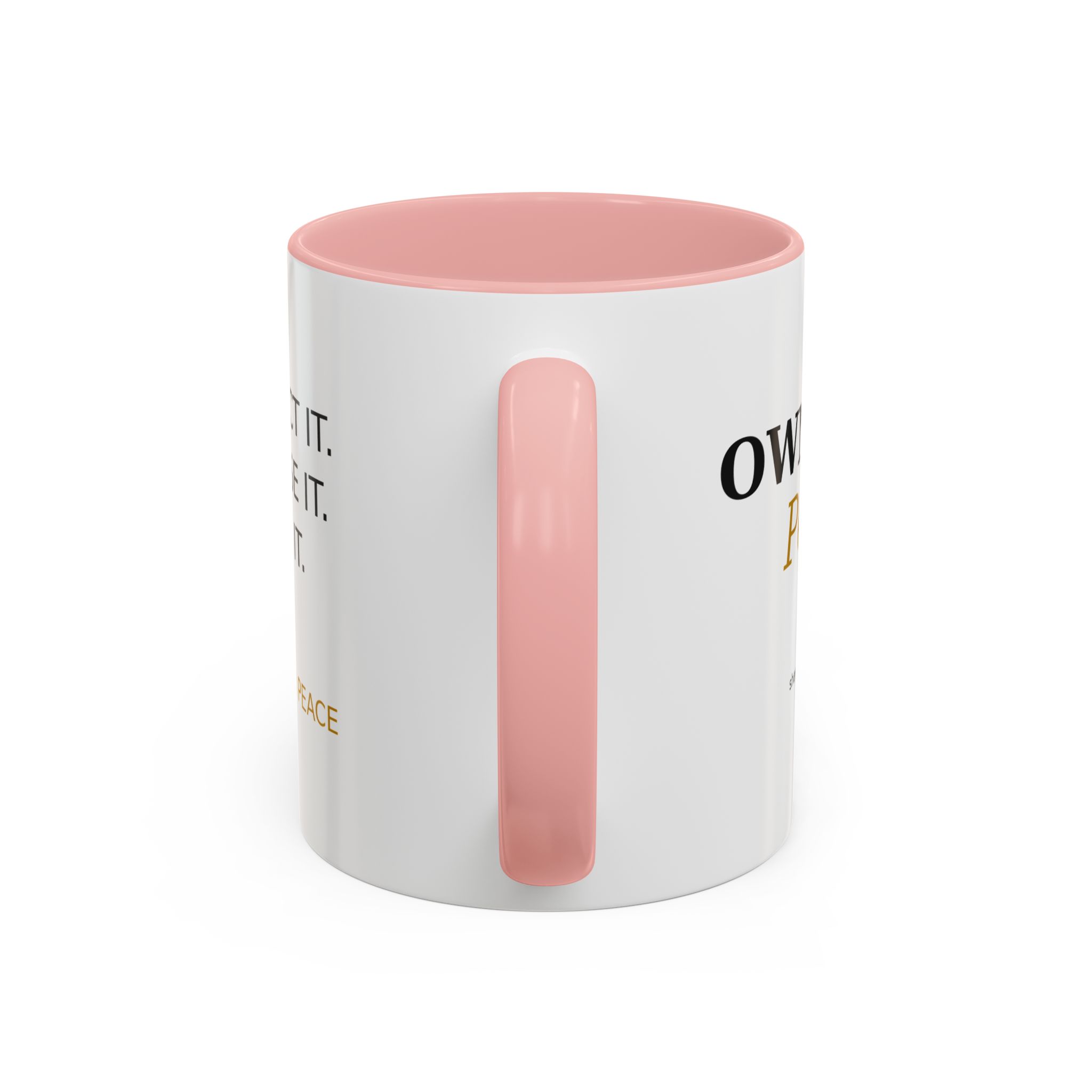 Accent Coffee Mug — "Protect it. Choose it. Live it." Inspirational Coffee Mug - Image 12