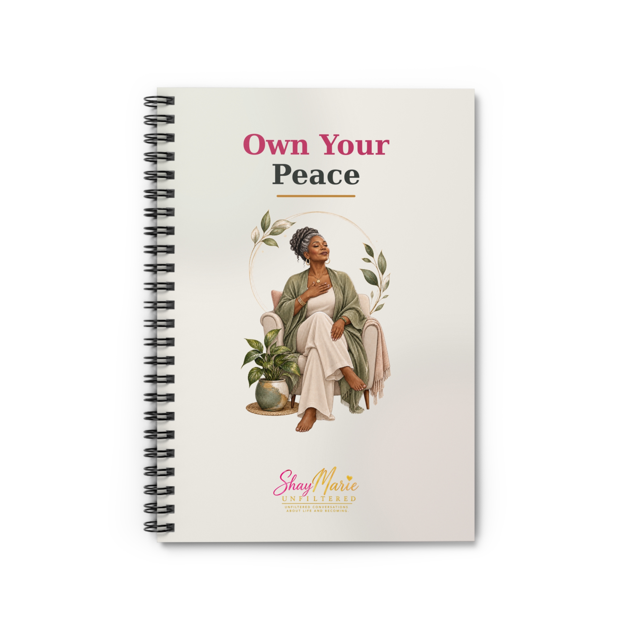 Own Your Peace Spiral Notebook