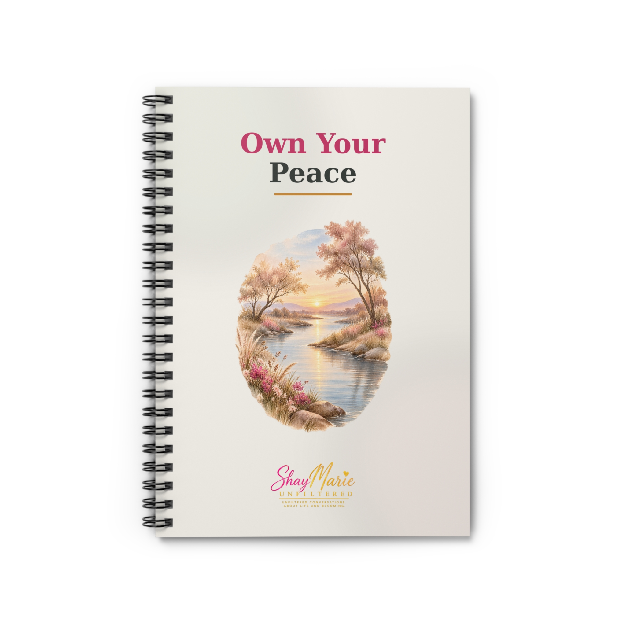 Own Your Peace Spiral Notebook