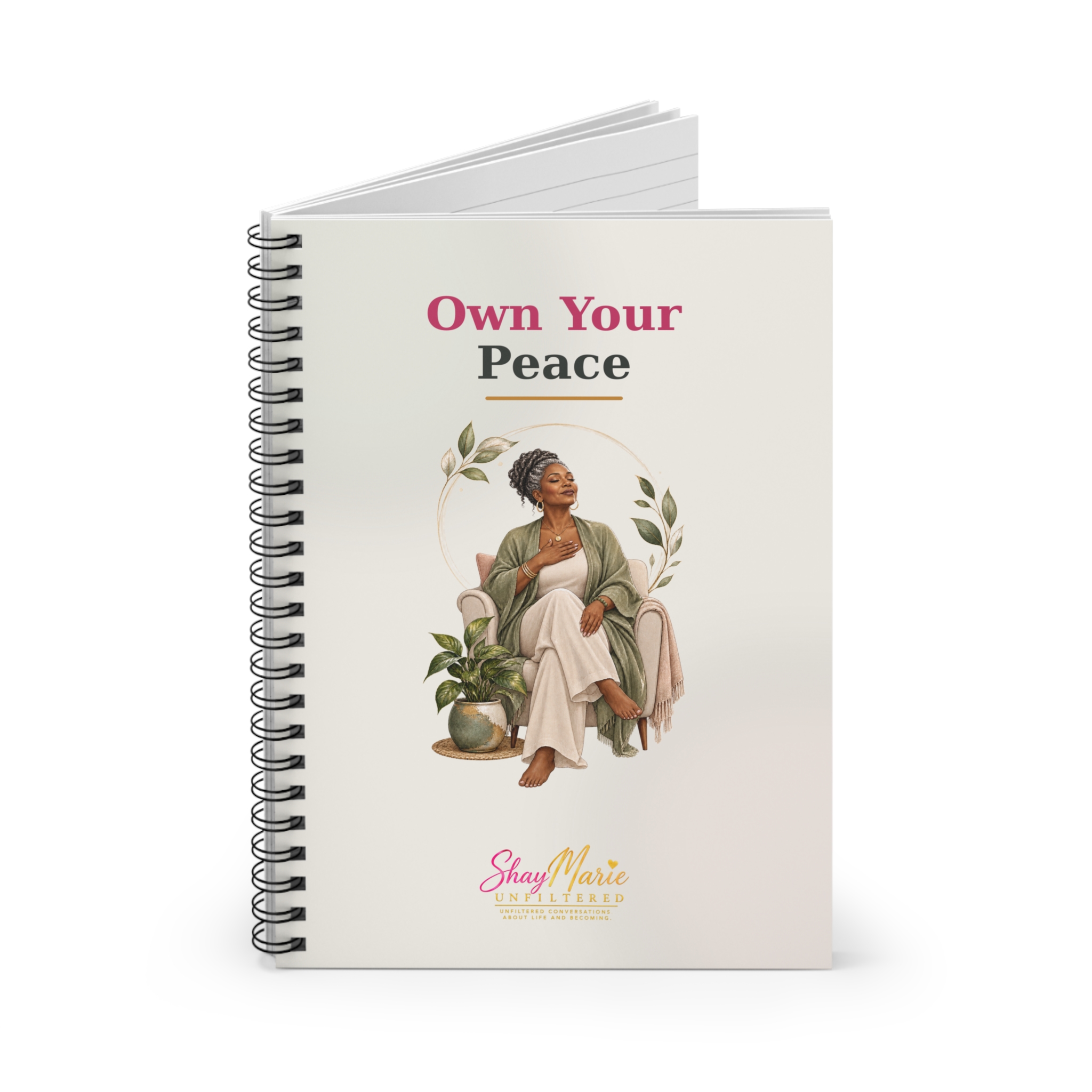 Own Your Peace Spiral Notebook - Image 2