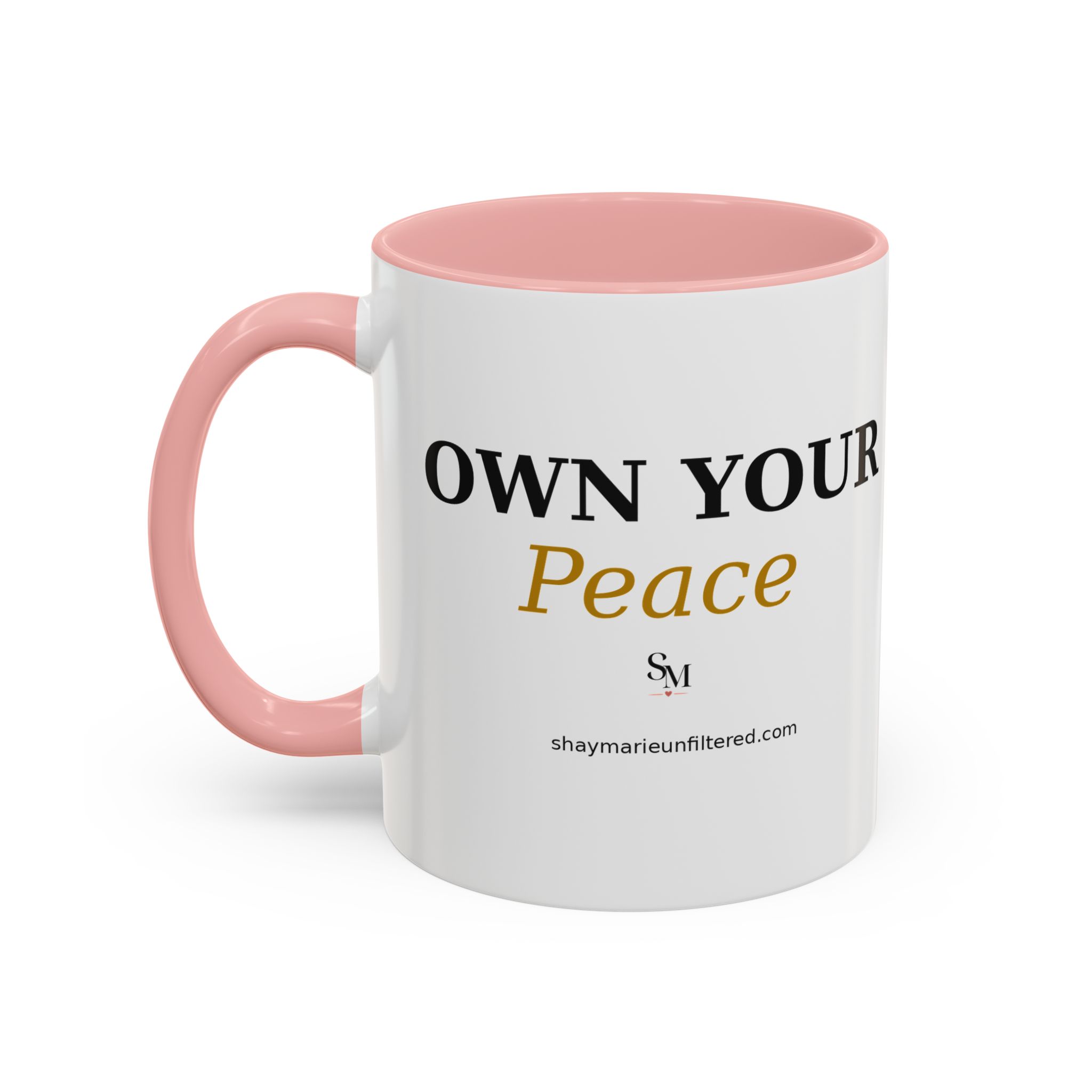 Accent Coffee Mug — "Protect it. Choose it. Live it." Inspirational Coffee Mug - Image 11