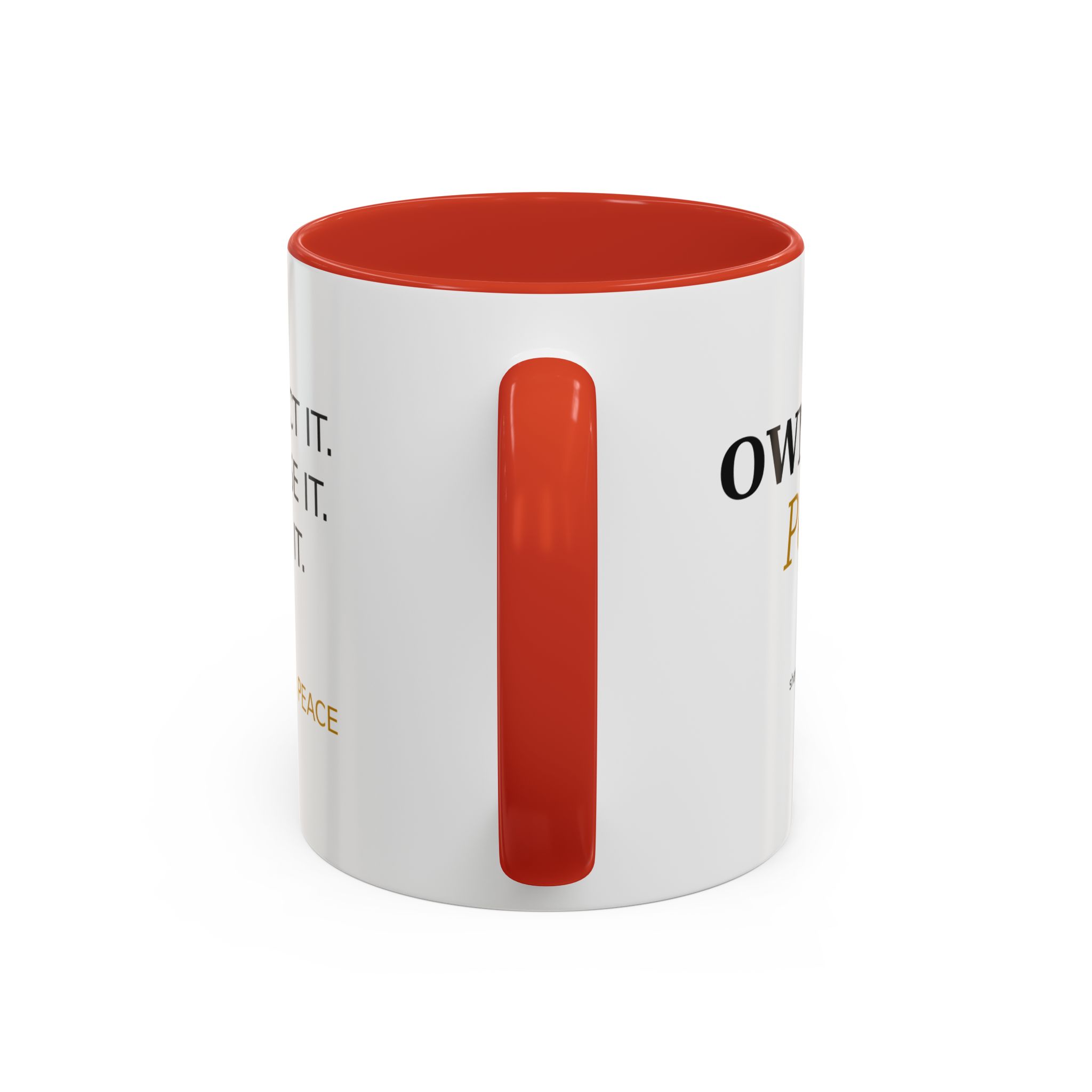 Accent Coffee Mug — "Protect it. Choose it. Live it." Inspirational Coffee Mug - Image 16
